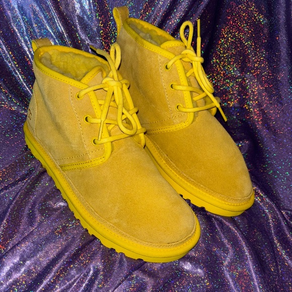 UGG Yellow Chukka Boots - Picture 1 of 8